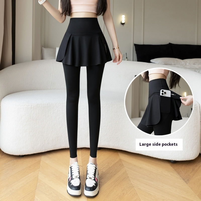 Spring New Two-piece Outer Wear Sports Yoga Pants For Women