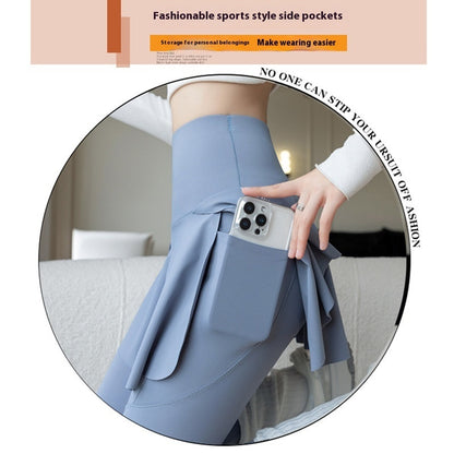 Spring New Two-piece Outer Wear Sports Yoga Pants For Women